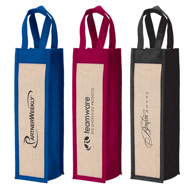 Laminated Jute Wine Bag Manufacturer in Noida