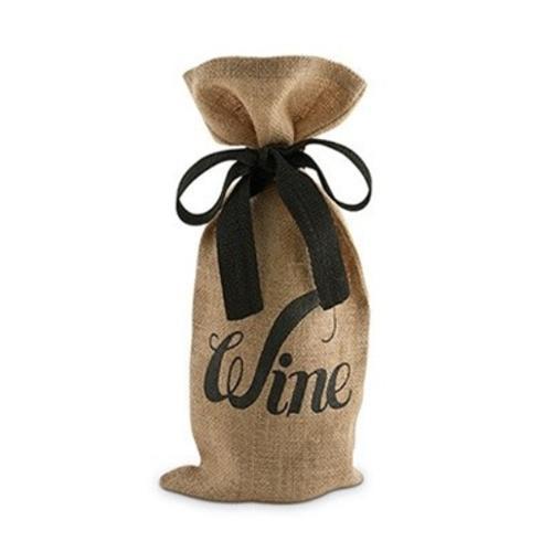 Single Bottle Jute Wine Bag — Jute Bag Factory