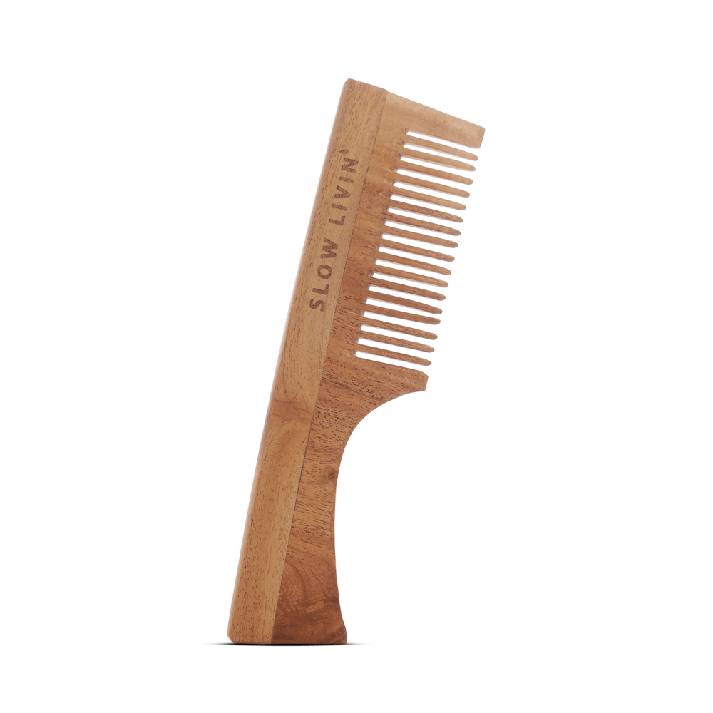 Neem Wood Handle Comb — Shop online | Slow Livin